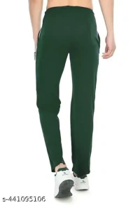 Premium Cotton Green Track Pant for Men | Relaxed Fit Pyjamas  - 32