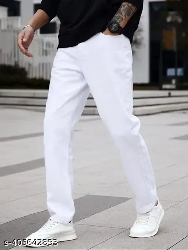 Classic White Jeans – Timeless & Versatile – Perfect Fit for Any Occasion - 34
