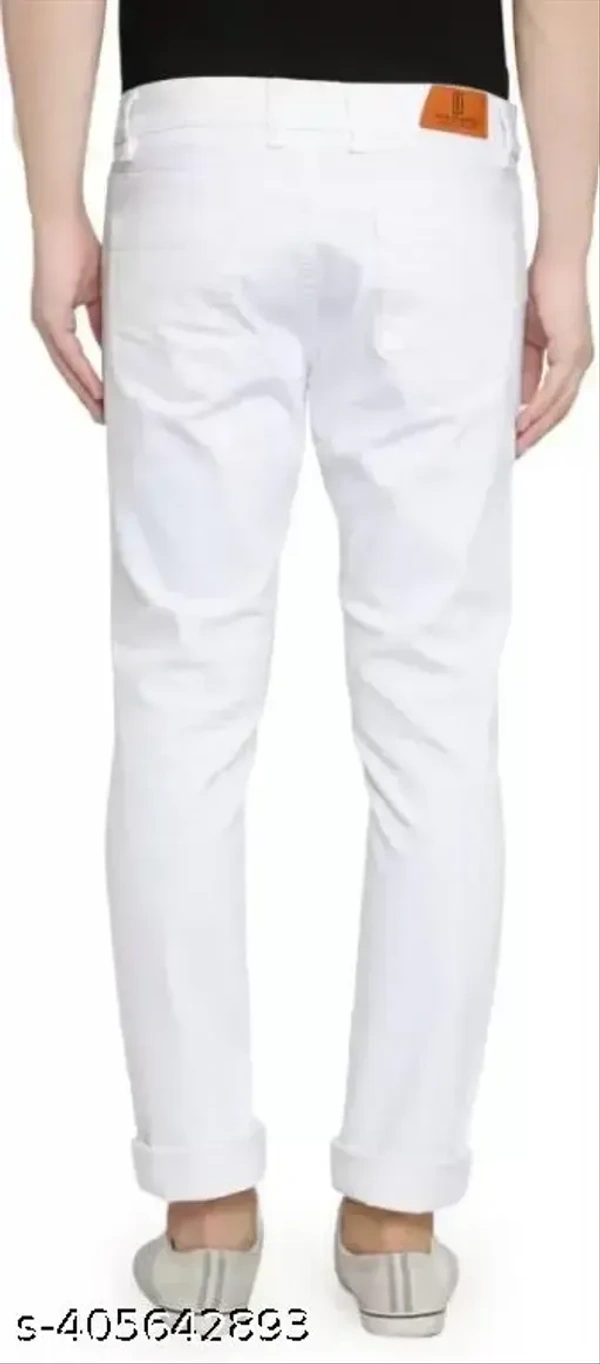 Classic White Jeans – Timeless & Versatile – Perfect Fit for Any Occasion - 34