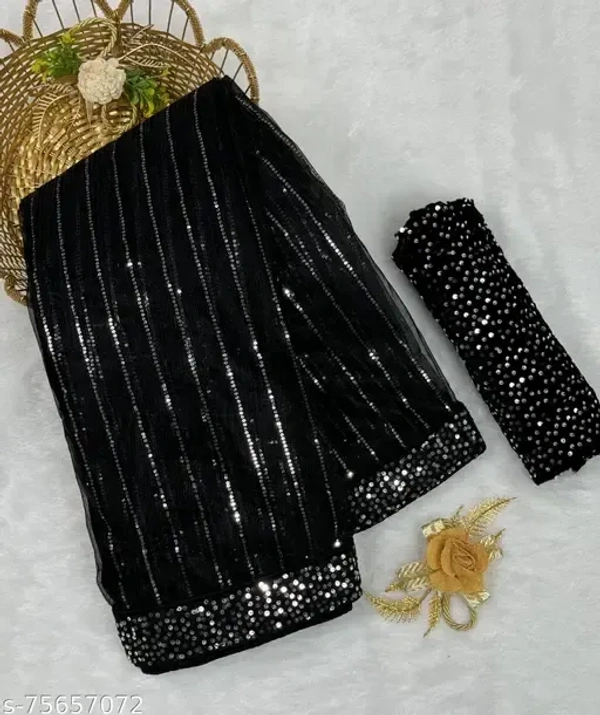UNIQUE DESIGN SAREE - Free Size