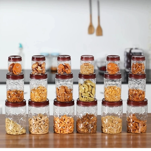 Milton Hexa Pet jar 270ML , 660 ml , 1240 ml