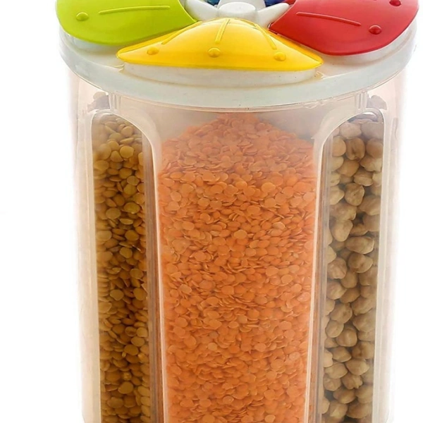 AVM Best storage container - 2500 ml Plastic Grocery Container  (Multicolor