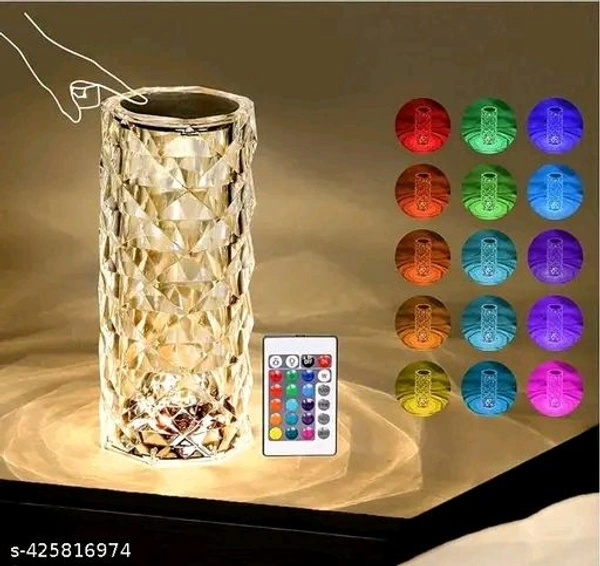Crystal Lamp Multi Colour. With Free Dilevery 