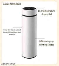 Hot Bottle With LED Temperature Display. With Free Dilevery 