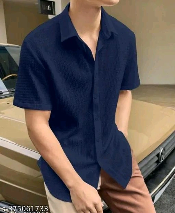 Stylish Men T-shirt Blue Colour With Free Dilevery  - Navy Blue, M