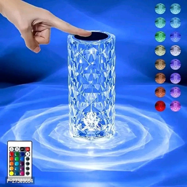 Crystal Diam (Crystal Rose Lamp)Within 6-8 business days However, to find out an actual date of delivery, please enter your pin code.【HIGHT QUALITY】 Made of premium acrylic materials, durable and gorgeous. Fine craftsmanship gives the crystal table lamp diamond-shaped cutting surface. 【TOUCH CONTROL REMOTE CONTROL】 BWLs crystal rose lamp comes with 24-button remote control, you can - Electric Violet