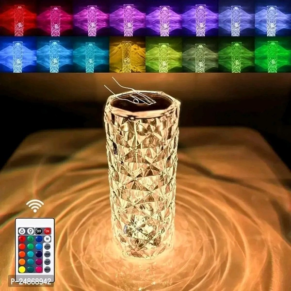 Crystal Diam (Crystal Rose Lamp)Within 6-8 business days However, to find out an actual date of delivery, please enter your pin code.【HIGHT QUALITY】 Made of premium acrylic materials, durable and gorgeous. Fine craftsmanship gives the crystal table lamp diamond-shaped cutting surface. 【TOUCH CONTROL REMOTE CONTROL】 BWLs crystal rose lamp comes with 24-button remote control, you can - Electric Violet