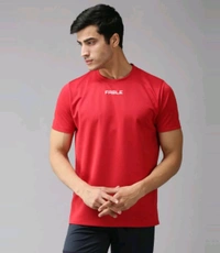 FABLE Red Men's Half Sleeves T-Shirt  - Guardsman Red, XXL