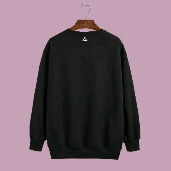 FABLE Casual Full Sleeves T-shirt - Black, M