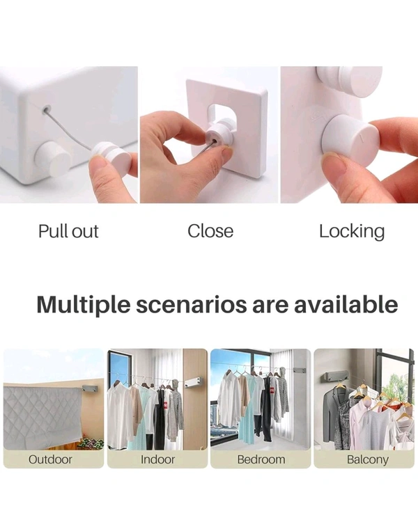 Heavy Duty Retractable Clothesline