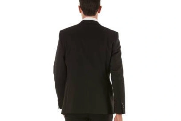 FUBAR Solid Single Breasted Formal Men Blazer - Black, L