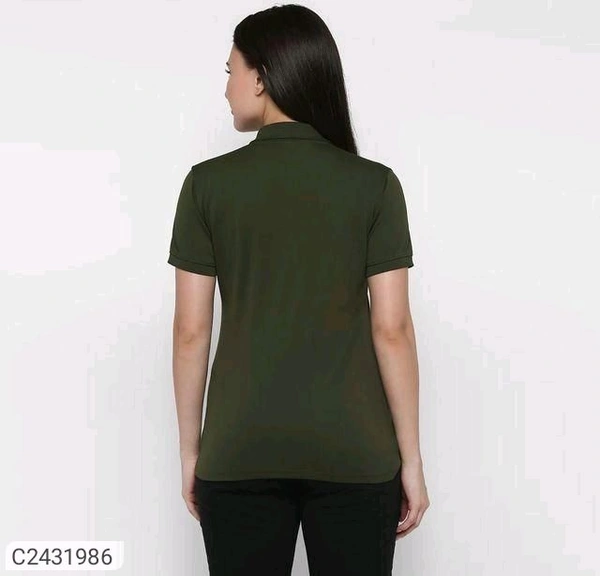 Ketex  Cotton Blend Polo Neck Tshirt - Deep Fir, XXL