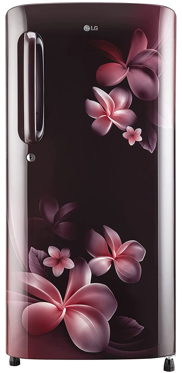 LG 190L 3 Star Direct-Cool Single Door Refrigerator (GL-B201ASPD, Scarlet Plumeria, Fastest Ice Making) - Hiranagar Kathua, Credit & Debit Card Accepted