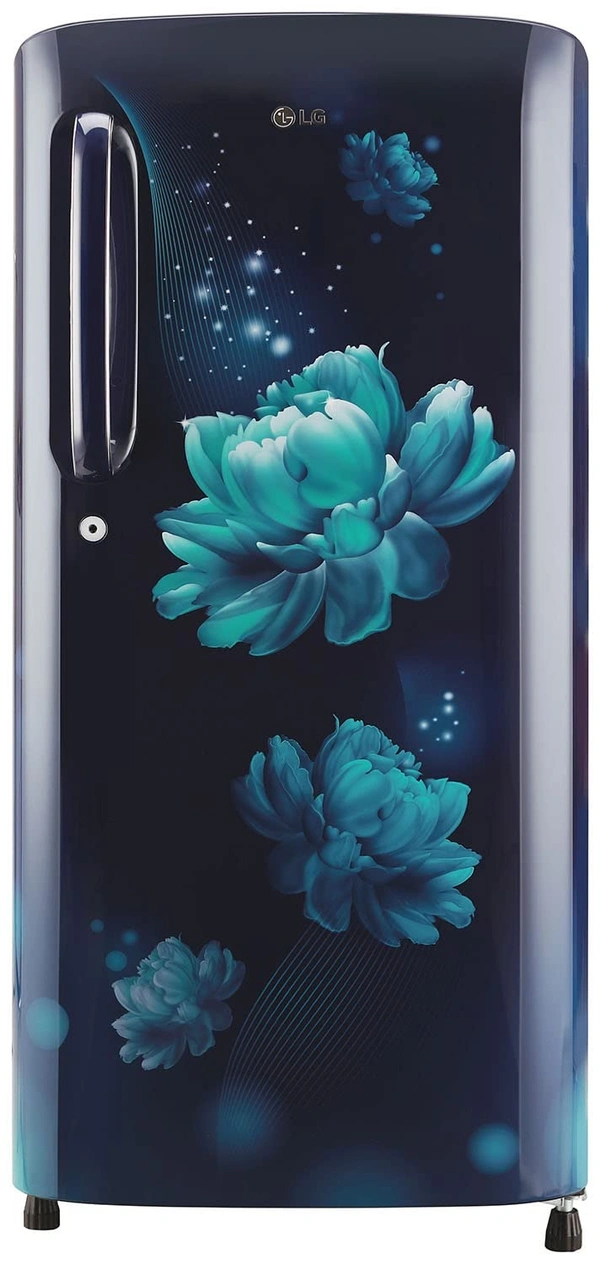 LG 190 L 5 Star Inverter Direct-Cool Single Door Refrigerator (GL-B201ABCZ, Blue Charm, Smart Connect) - Credit & Debit Card Accepted