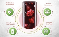 LG 215L 5 Star Inverter Direct-Cool Single Door Refrigerator (GL-B221ASCZ, Scarlet Charm, Fastest Ice Making) - Kathua Hiranagar, Credit & Debit Card Accepted