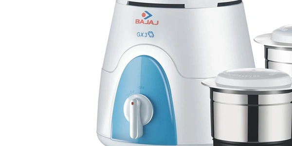 Bajaj GX 3 500W Mixer Grinder , White - Hiranagar Jatwal Kathua, Credit & Debit Card Accepted