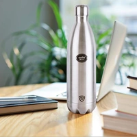 Cello Swift Stainless Steel Double Walled Flask, Hot and Cold, 1000ml, 1pc, Silver - Hiranagar Kathua