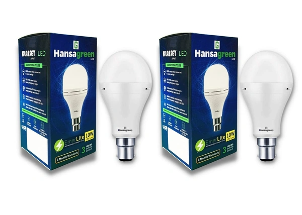 10W Led Emergency Bulb, Rechargeable Bulb For Home (Pack of 2) - Hiranagar, Kathua Samba