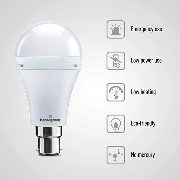 10W Led Emergency Bulb, Rechargeable Bulb For Home (Pack of 2) - Hiranagar, Kathua Samba