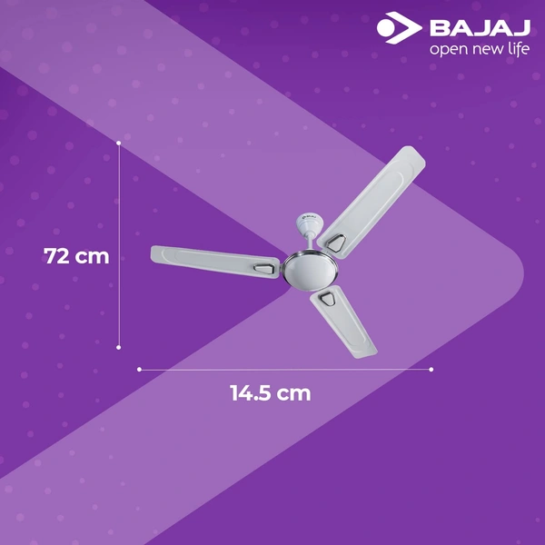Bajaj Edge HS Deco Plus Ceiling Fan 1200 mm, Opal White - Hiranagar, Kathua Samba