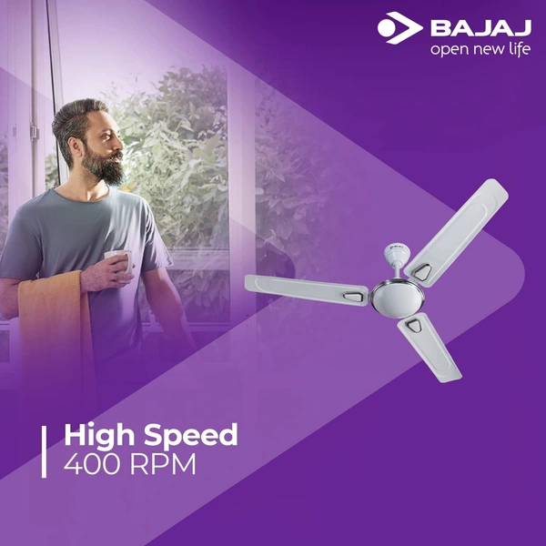 Bajaj Edge HS Deco Plus Ceiling Fan 1200 mm, Opal White - Hiranagar, Kathua Samba