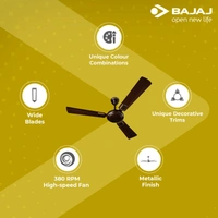 Bajaj Grace BBD Plus Ceiling Fan 1200mm, Timber Golden - Hiranagar, Kathua Samba