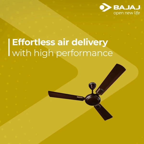 Bajaj Grace BBD Plus Ceiling Fan 1200mm, Timber Golden - Hiranagar, Kathua Samba