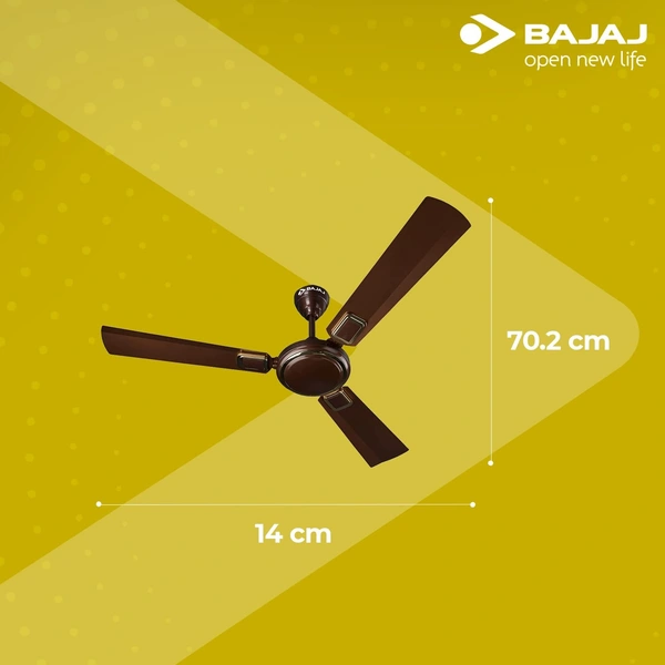 Bajaj Grace BBD Plus Ceiling Fan 1200mm, Timber Golden - Hiranagar, Kathua Samba