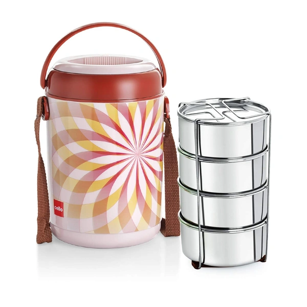 Cello Mark 4 Plastic Insulated Lunch Carrier (Multicolour) - Hiranagar, Kathua Jatwal