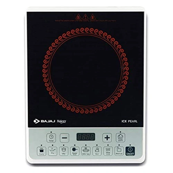 Bajaj Majesty ICX Pearl Theeta Electric Hot Plate Manual Aluminium Induction Cooktop, 1 Burner, Black - Hiranagar, Kathua Jatwal
