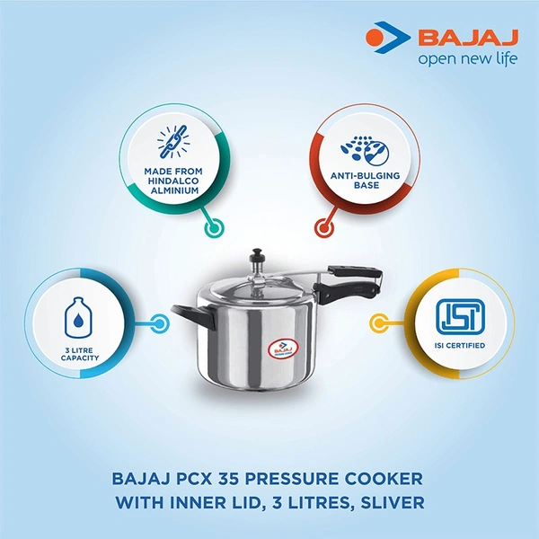 Bajaj 5 Litre PCX 35 Pressure Cooker - Hiranagar, Kathua to Jatwal