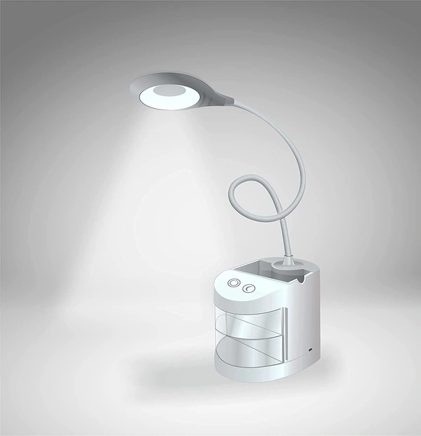 20 LED + 8 LED Night Light Table Desk Lamp with Eye-Comfort Light Tech, Rechargeable Powerful Li-ion Battery and 3-Level Dimming, Warm - Hiranagar, Kathua Jatwal