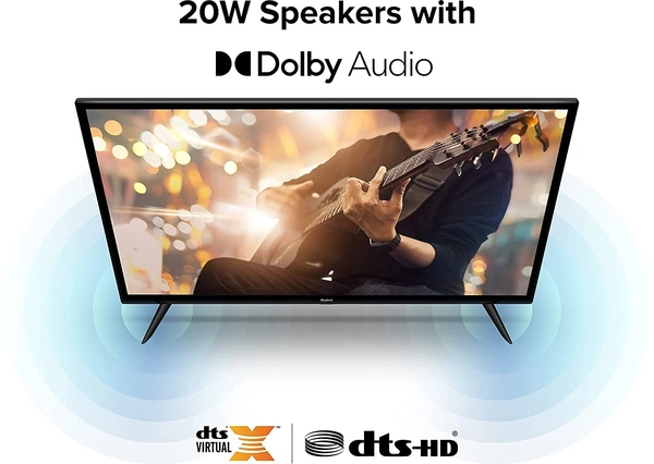 Redmi 80 cm (32 inches) HD Ready Smart LED TV With Android 11 - Free Scheduled Delivery