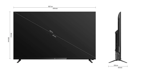 OnePlus 108 cm (43 inches) Y Series Full HD LED Smart Android TV - Free Scheduled Delivery