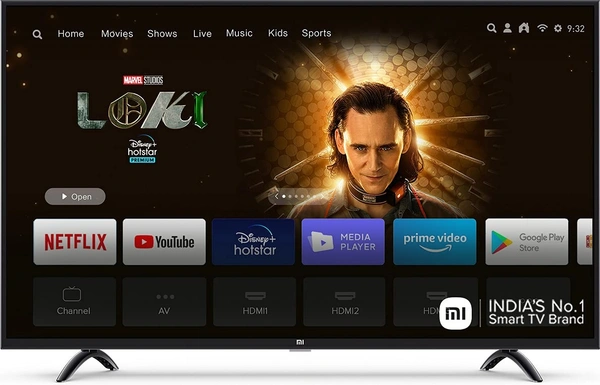 Mi 108 cm (43 Inches) 4K Ultra HD Android Smart LED TV 4X - Free Scheduled Delivery