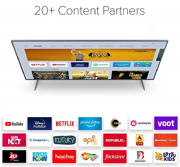 Mi 108 cm (43 Inches) 4K Ultra HD Android Smart LED TV 4X - Free Scheduled Delivery