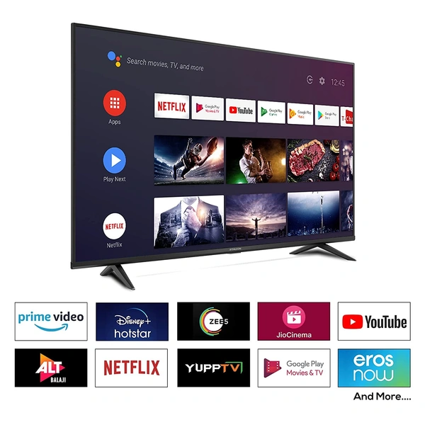iFFALCON 108 cm (43 inches) 4K Ultra HD Certified Android Smart LED TV 43U61 (Black) (2021 Model) - FREE Scheduled Delivery