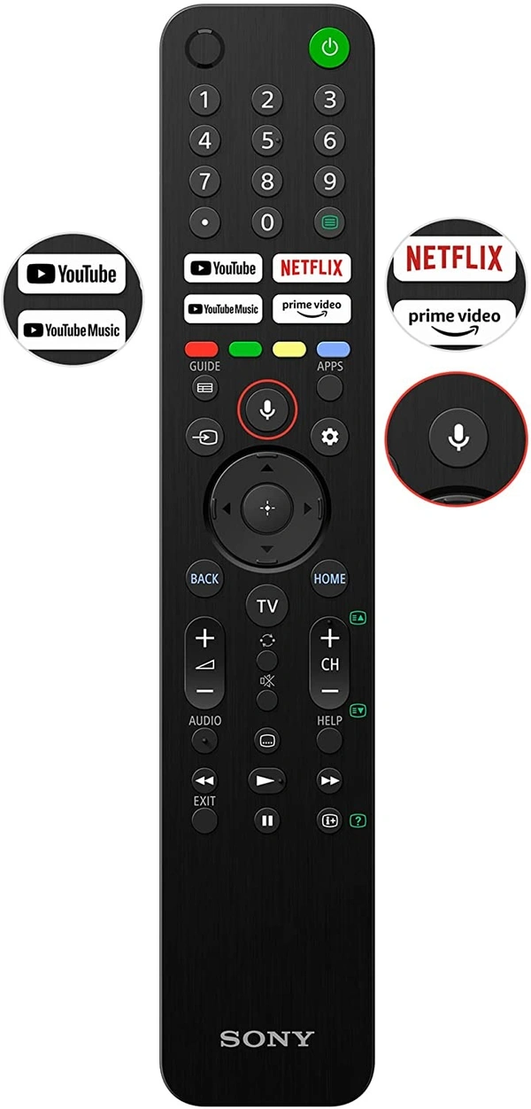 Sony Bravia 139 cm (55 inches) 4K Ultra HD Smart LED Google TV KD-55X74K (Black) (2022 Model) | with Alexa Compatibility - FREE Scheduled Delivery