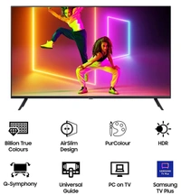 Samsung 138 cm (55 inches) Crystal 4K Series Ultra HD Smart LED TV UA55AUE60AKLXL (Black) (2021 Model) - FREE Scheduled Delivery