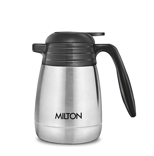 Milton Thermosteel Classic 24 Hours Hot or Cold Tea/Coffee Carafe, 1000 ml, Silver - Hiranagar, Kathua Jatwal
