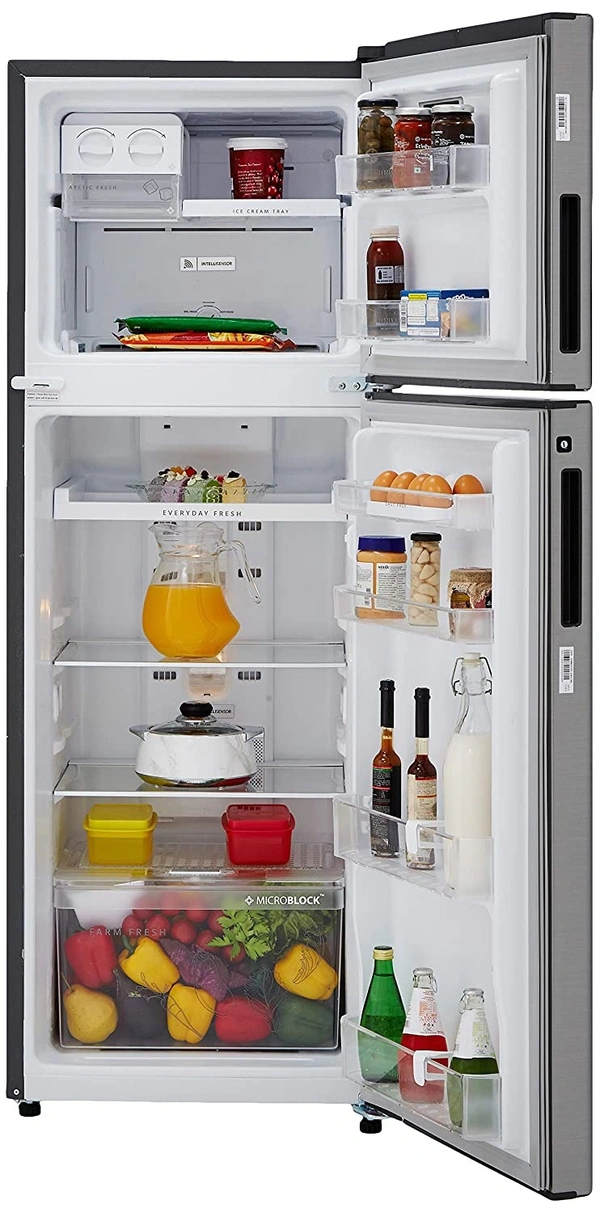 Whirlpool 265 L 3 Star Inverter Frost-Free Double Door Refrigerator with Intellisense inverter technology(INTELLIFRESH INV CNV 278 3S, German Steel, Convertible) - Credit & Debit Card Accepted, 3-5 Days