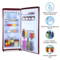Godrej 192 L 3 Star Direct-Cool Single Door Refrigerator (RD EDGERIO 207C 33 THF Rby Red, Ruby Red, Turbo Cooling) - Kathua Samba, 3-5 Days