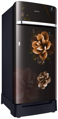 Samsung 198 L 5 Star Inverter Direct-Cool Single Door Refrigerator (RR21T2H2WCB/HL, Camellia Black, Base Stand with Drawer) - Credit & Debit Card Accepted, 3-5 Days