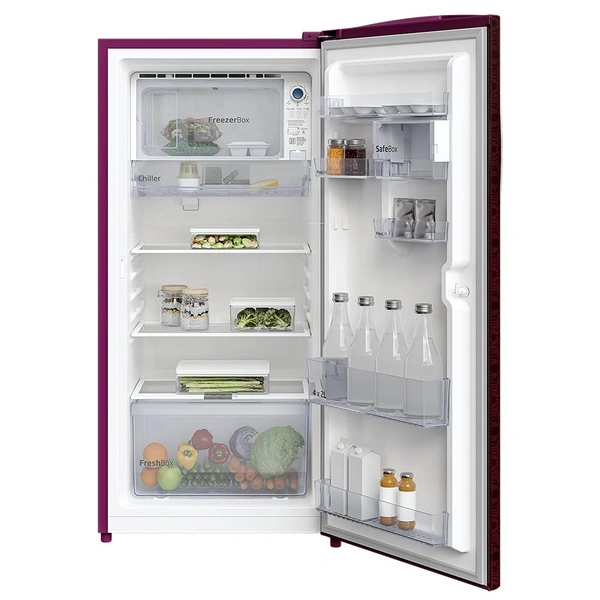 Voltas Beko 195 L 3 Star Direct Cool Single Door Refrigerator (Dahlia Wine) - Credit & Debit Card Accepted, 3-5 Days