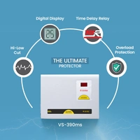 Candes Crystal 4kVA for 1.5 Ton AC (90V to 290V) Voltage Stabilizer with Wide Working Range Best for Inverter AC, Split AC or Windows AC Upto 1.5 Ton (Grey) 3 Years Warranty - Hiranagar, Kathua Jatwal, 3-5 Days