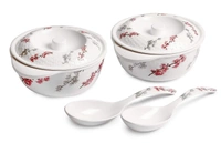 AE MAHARANI Lotus Dinning Melamine Dinner Set - 40 Pieces - Hiranagar, 3-5 Days