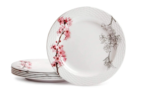 AE MAHARANI Lotus Dinning Melamine Dinner Set - 40 Pieces - Hiranagar, 3-5 Days