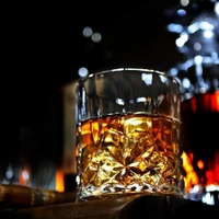 Soogo Crystal Whiskey Glasses Set of 6 pcs- 300 ml Bar Glass for Drinking Bourbon, Whisky, Scotch, Cocktails, Cognac- Old Fashioned Cocktail Tumblers - Hiranagar, 3-5 Days