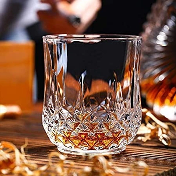 Crystal Whiskey Glass - 6 Pieces, 310 ml - Hiranagar, 3-5 Days