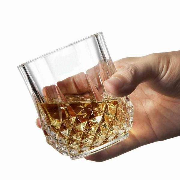 Crystal Whiskey Glass - 6 Pieces, 310 ml - Hiranagar, 3-5 Days